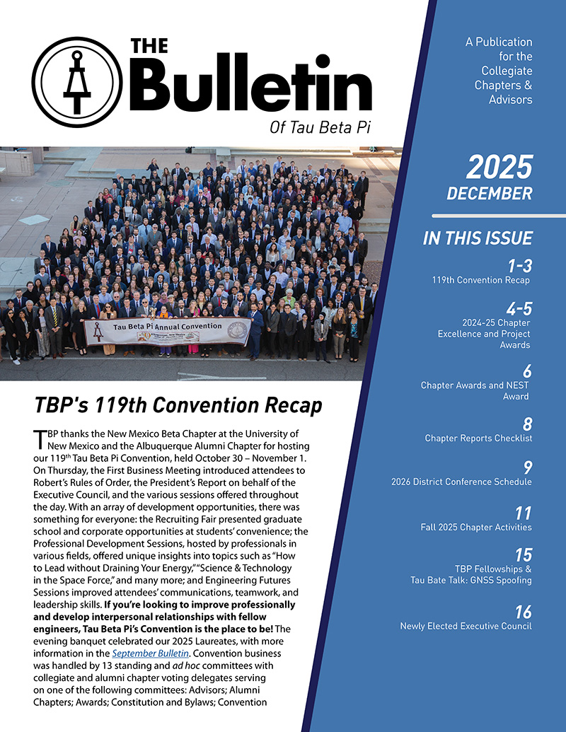 Cover of The Bulletin from September 2025.