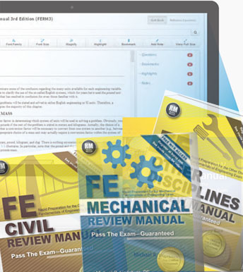 FE Exam in front of computer screen.