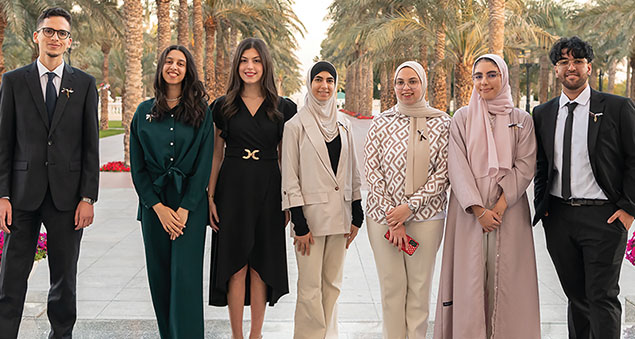 Group from Sharjah Chapter's opening